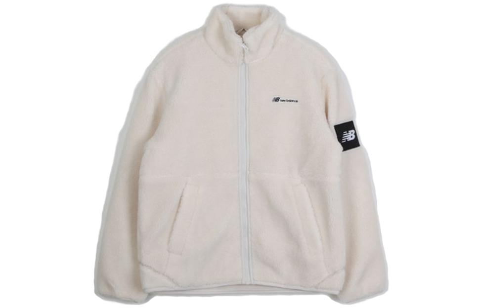 New Balance Solid Color Zip-Up Jacket White NBMDCB1053-64