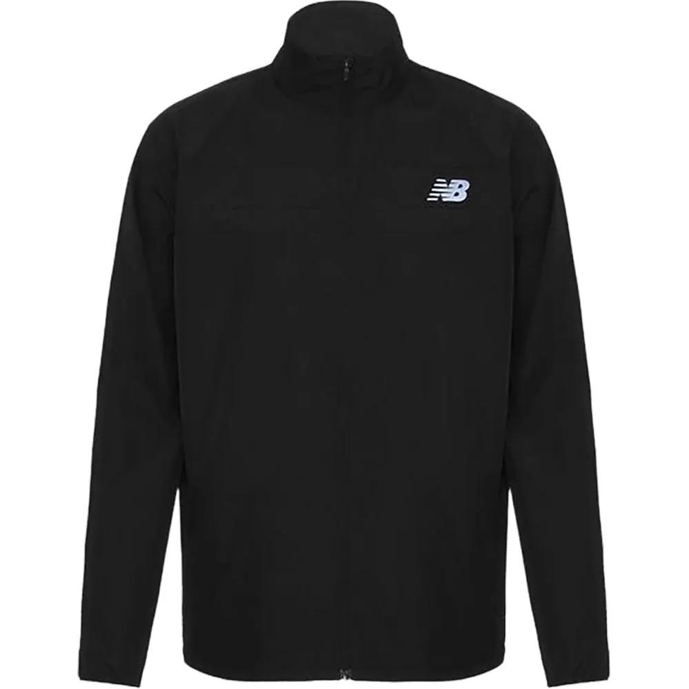 New Balance Solid Color Zip-Up Track Jacket Black MJ23236-BK