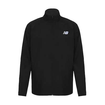 New Balance Solid Color Zip-Up Track Jacket Black MJ23236-BK