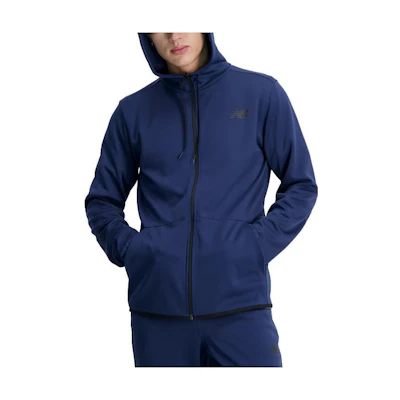 New Balance Solid Color Zip Hoodie Jacket Blue MJ33122-NNY