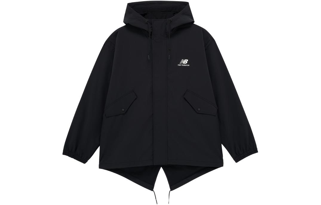 New Balance Solid Logo Casual Sports Jacket Black AMJ31323-BK