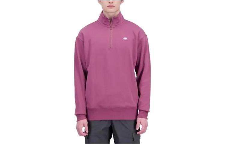 New Balance Solid Logo Half-Zip Track Jacket Purple () MT31501-WAD