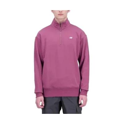 New Balance Solid Logo Half-Zip Track Jacket Purple () MT31501-WAD
