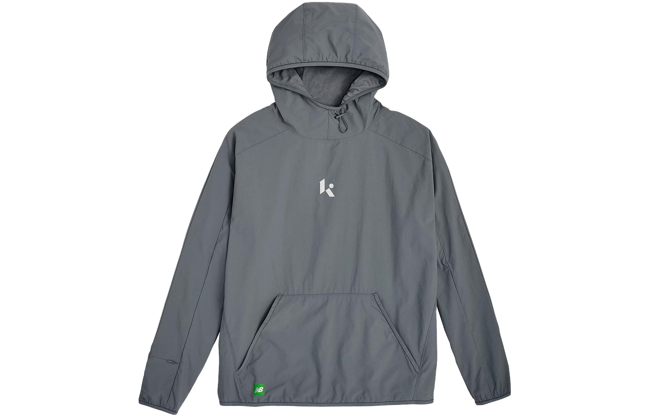 New Balance Solid Logo Hoodie - Gray MT315-99TTM