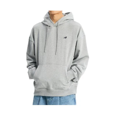 New Balance Solid Logo Hoodie Gray NBN0E11323-AC