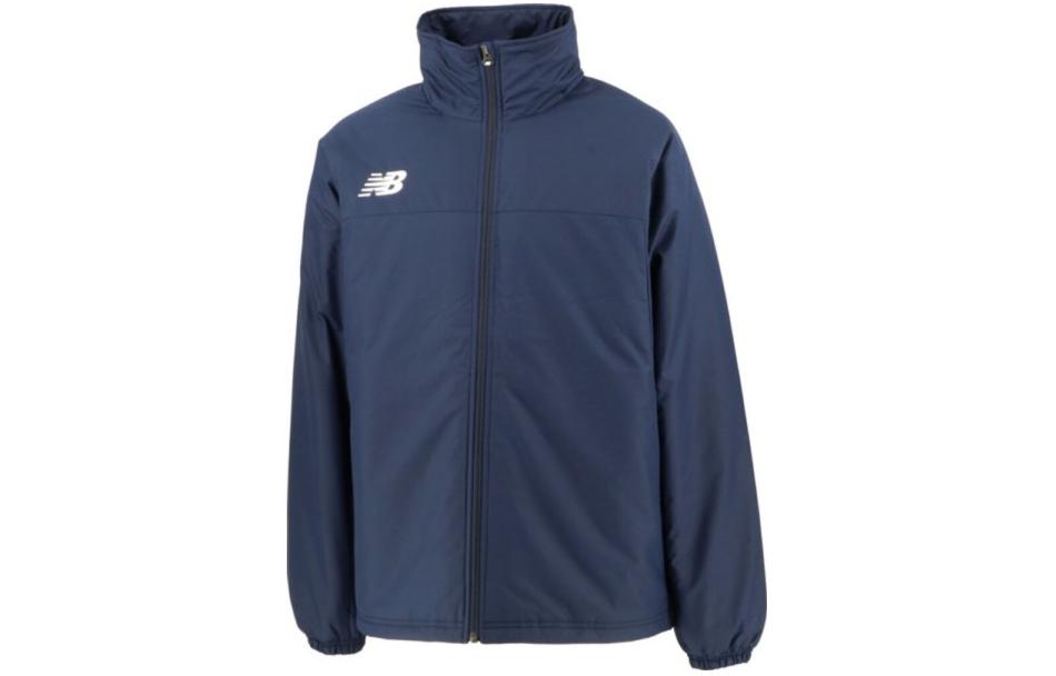 New Balance Solid Logo Print Zip Jacket Blue Unisex JMJF1421-NV