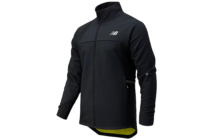 New Balance Solid Logo Zip-Up Track Jacket - Black MJ13274-BK