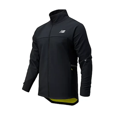 New Balance Solid Logo Zip-Up Track Jacket - Black MJ13274-BK
