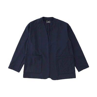 New Balance Solid Navy Loose Fit Long Sleeve Jacket AMJ35090-NV