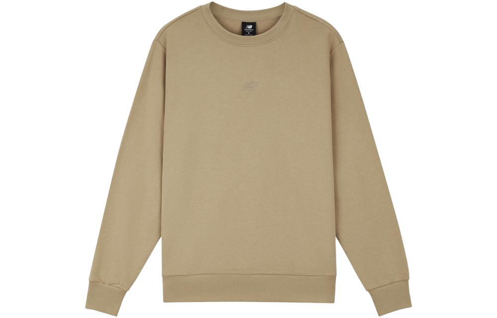 New Balance Solid Pullover Sweatshirt Khaki Color AMT33334-INC