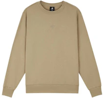 New Balance Solid Pullover Sweatshirt Khaki Color AMT33334-INC New Balance Solid Pullover Sweatshirt Khaki Color AMT33334-INC