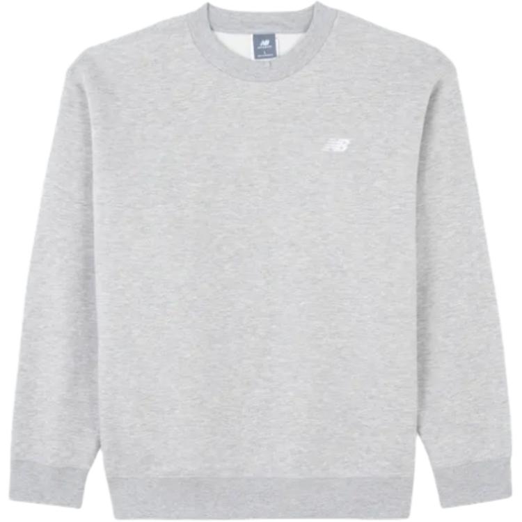 New Balance Sport Essentials Fleece Crew Grey Sweatshirt MT41510-AG