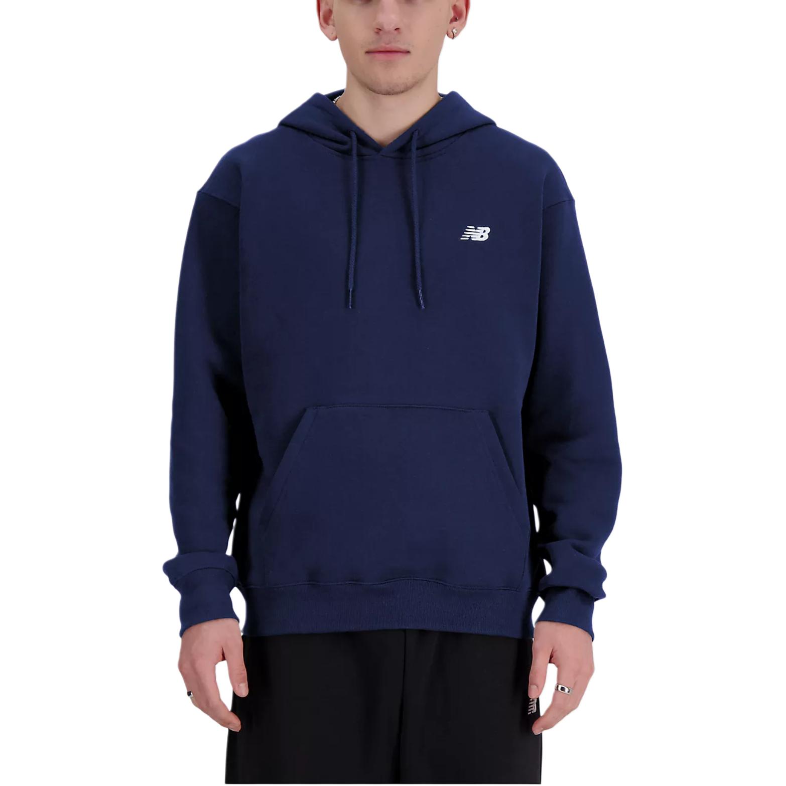 New Balance Sport Essentials Navy Hoodie Long Sleeve Casual Pullover MT41508NNY