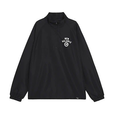 New Balance Sport Seasonal Woven Jacket Black - Stylish, Cozy & Relaxed Fit MJ31900BK