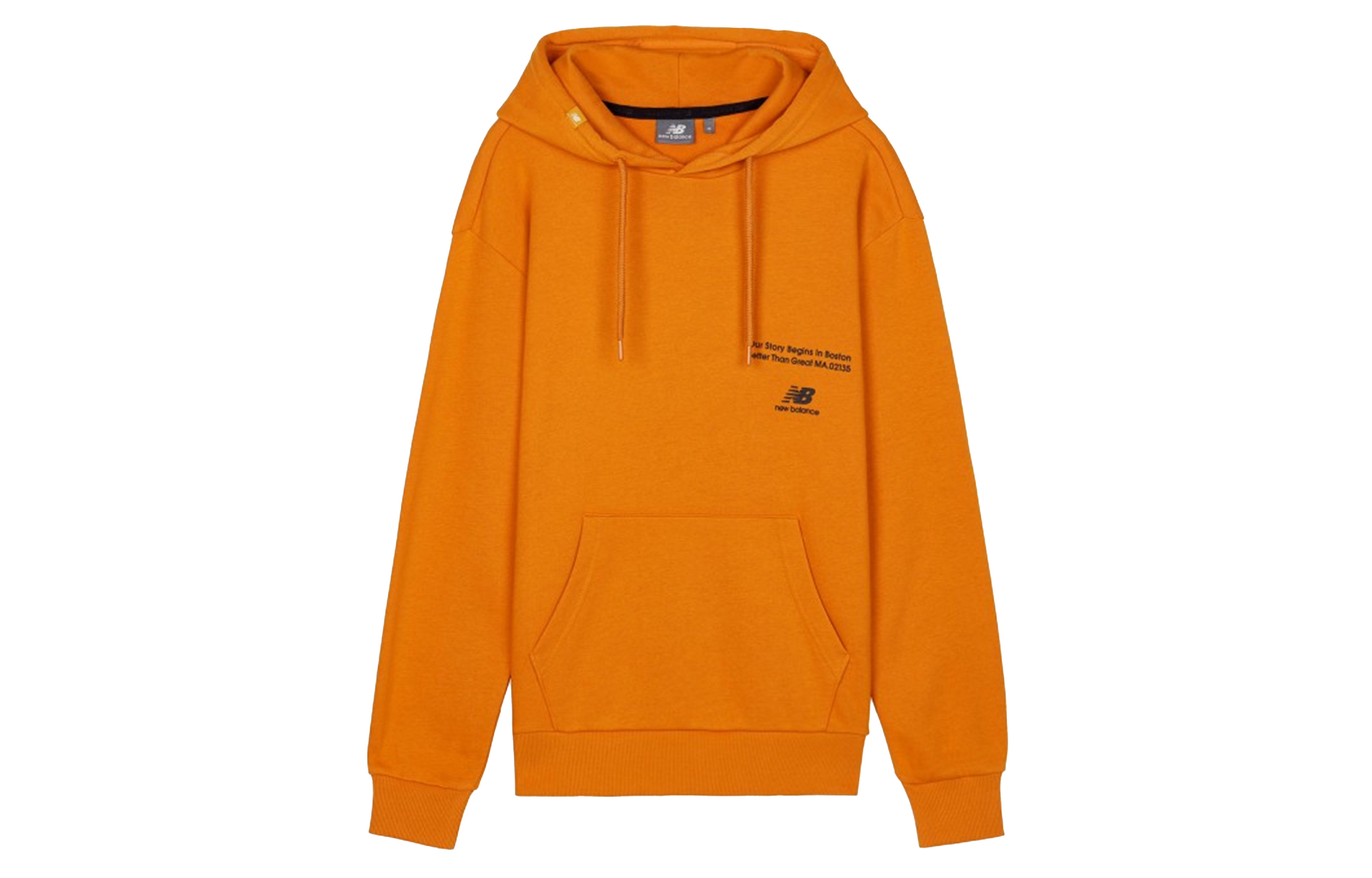 New Balance Sport Style Orange Pullover Hoodie Casual Fashion NCA3E021-ORG