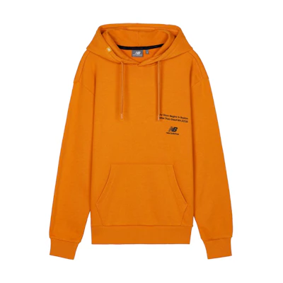 New Balance Sport Style Orange Pullover Hoodie Casual Fashion NCA3E021-ORG