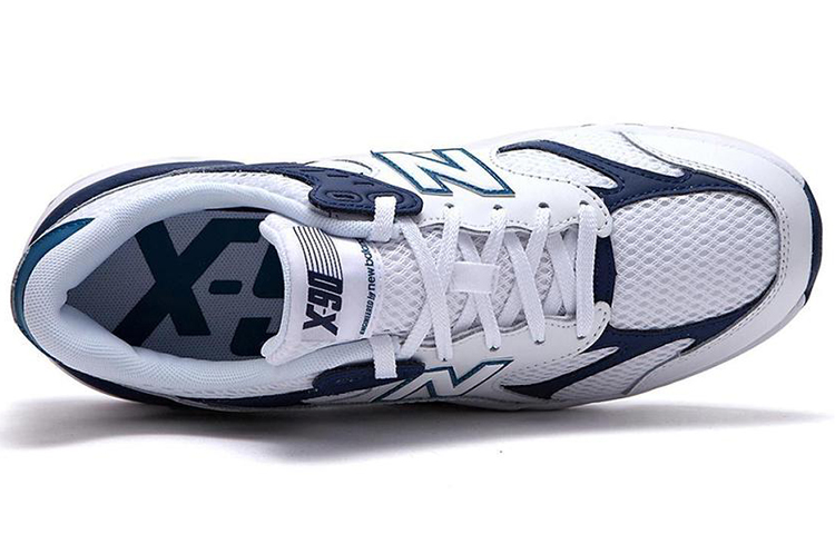 Lookbook New Balance X-90 復古百搭運動鞋 白藍色