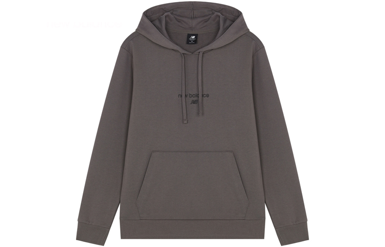 New Balance SS22 Classic Evergreen Brown Logo Hoodie Unisex Pullover AMT21570-CEL