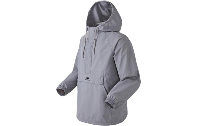 New Balance SS23 Gray Long-Sleeve Hoodie Jacket NBNMB31023-15