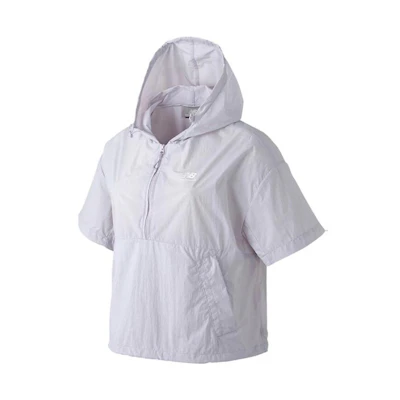 New Balance SS23 Half-Zip Jacket Cream White Short Sleeve NBNAB3W402-76