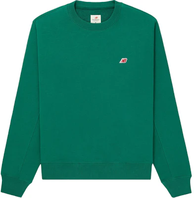 ニューバランス SS23 USA製 ユニセックス グリーンニット ロゴ クルーネック スウェット MT21541-ECS Buy ニューバランス SS23 USA製 ユニセックス グリーンニット ロゴ クルーネック スウェット MT21541-ECS