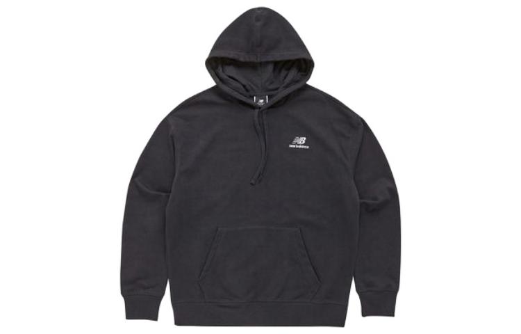 New Balance SS23 Pattern Print Hoodie Unisex Black NBN0C26103-85