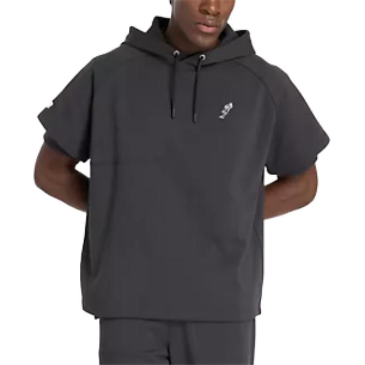 New Balance SS24 Shohei Ohtani Hoodie Black Logo Graphic Short Sleeve MT43732-PHM