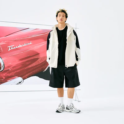 New Balance SS25 黑色防水防風戶外外套 男女休閒版型 NAE31141-BK 4