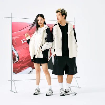 New Balance SS25 黑色防水防風戶外外套 男女休閒版型 NAE31141-BK 6