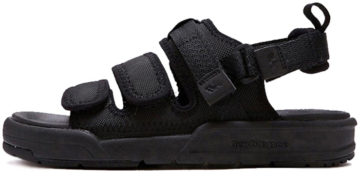new-balance-stripes-casual-style-unisex-logo-sandals-black-sd-3205-ebb