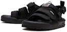 Order New Balance Selipar Logo Unisex Gaya Kasual Hitam Berbelang SD3205EBB