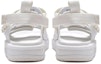 Lookbook New Balance Stripes Casual Style Unisex Logo Sandals White SD3205ECC