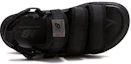 Lookbook New Balance Streifen Lässiger Stil Unisex Logo Sandalen Schwarz SD3205EBB