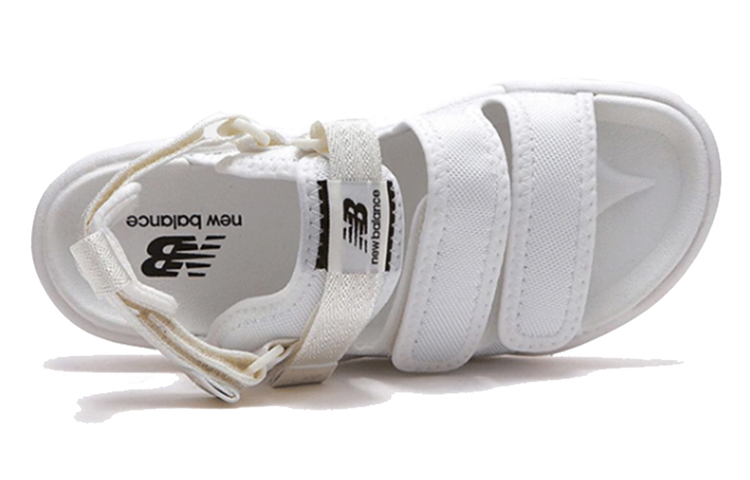 Shop New Balance Stripes Unisex Logo Sandalen Wit Casual Style SD3205ECC