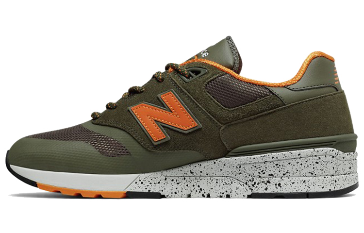 New Balance Suede 597 'Army Green Orange Black' ML597SKJ