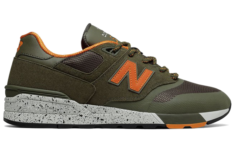 Order New Balance Suede 597 'Hijau Army Oranye Hitam' ML597SKJ