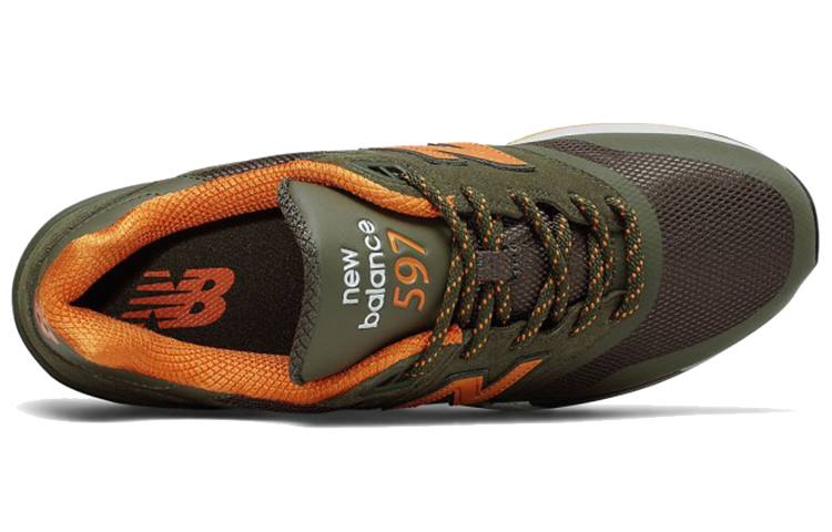 Lookbook New Balance Suede 597 'Hijau Army Oranye Hitam' ML597SKJ
