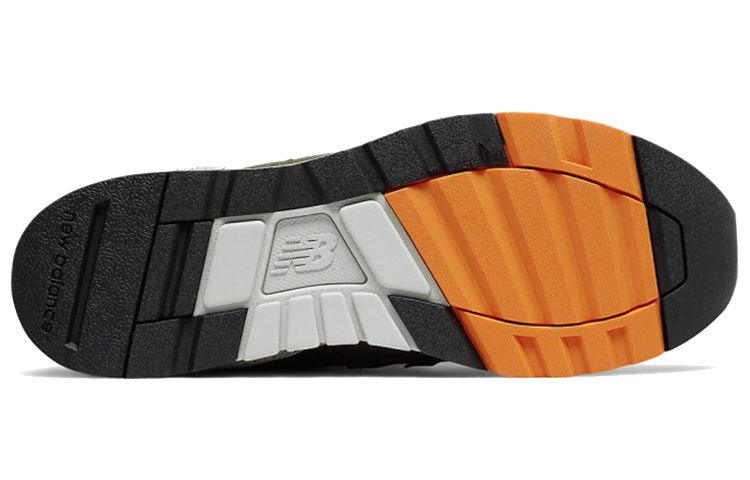 Shop New Balance Suede 597 ''Legergroen Oranje Zwart'' ML597SKJ