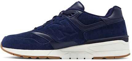 New Balance Suede 597 'Bluepurple White Brown' ML597SKF New Balance Suede 597 'Bluepurple White Brown' ML597SKF