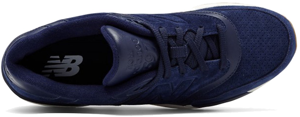 New Balance Suede 597 'Biru-Purple Putih Coklat' ML597SKF Lookbook New Balance Suede 597 'Biru-Purple Putih Coklat' ML597SKF