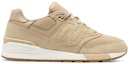 Order Sneakers New Balance Suede 597 Seri Coklat 'Light White' ML597SKH