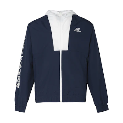 New Balance Tat Woven Casual Sports Hoodie Jacket Blue AMJ01502-NGO