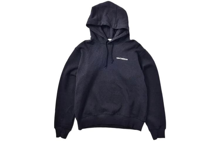 New Balance TDS Black Unisex Sweatshirt with Logo Graphic Design AMT25063-BK