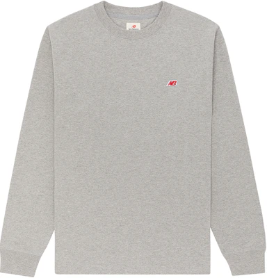 New Balance Teddy Made Logo 灰色圓領衛衣 男女秋季休閒款 MT21542-AG Buy New Balance Teddy Made Logo 灰色圓領衛衣 男女秋季休閒款 MT21542-AG