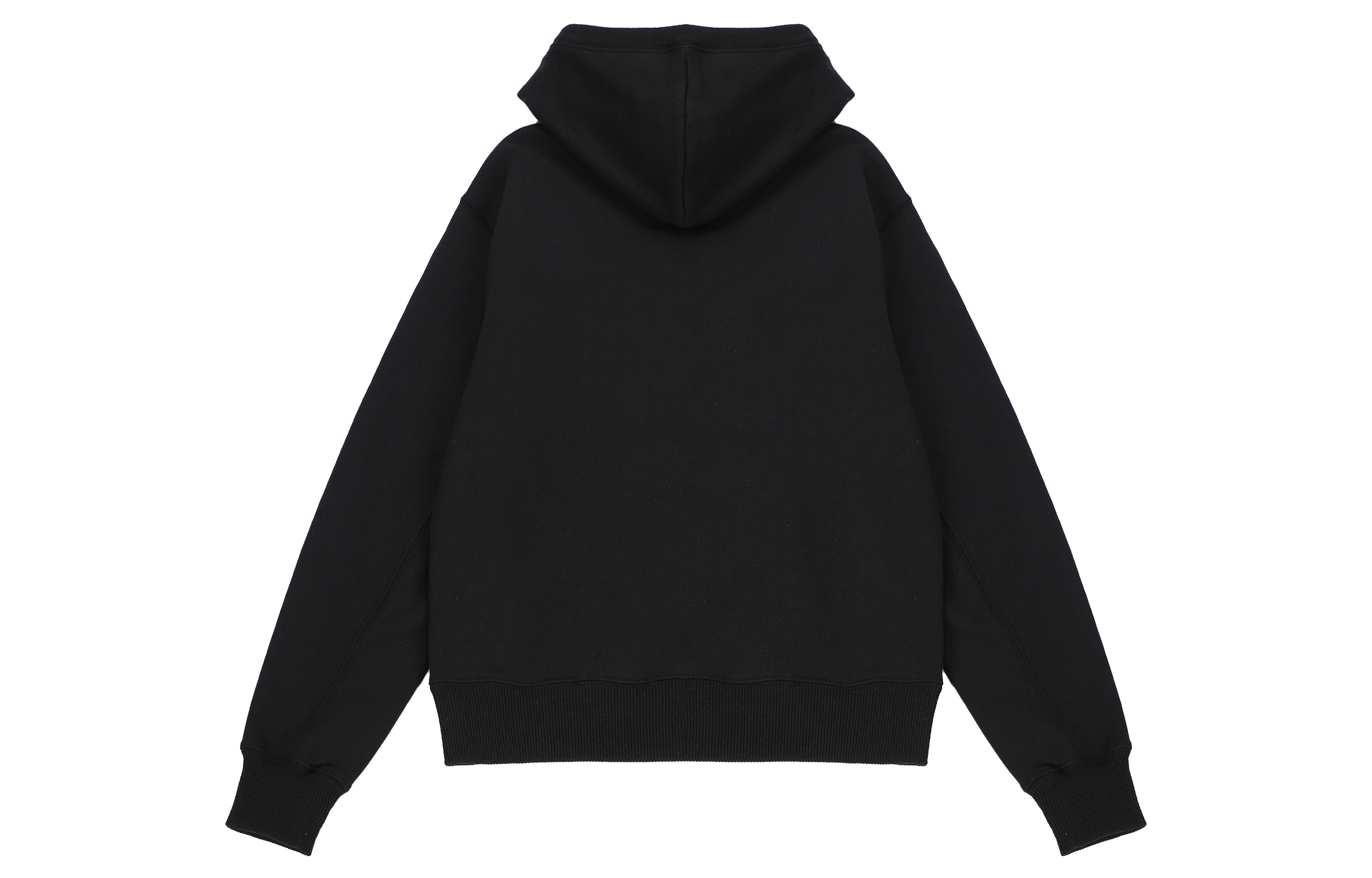 Lookbook New Balance Teddy Made系列徽标连帽衫黑色男女休闲卫衣 MT21540-BK