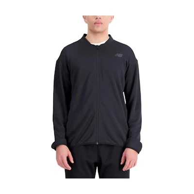 New Balance Tenacity Grit DRY Sweat-Wicking Zip Jacket Men’s Black MJ33129-BK