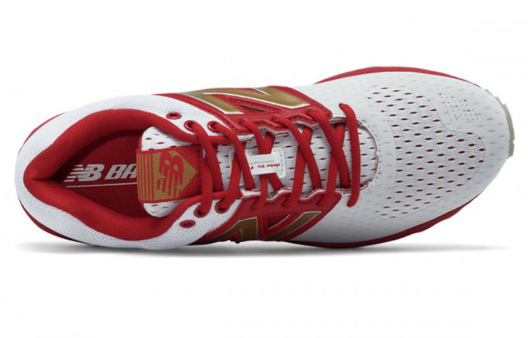 Lookbook New Balance Turf 3000 v3 Playoff Pack 輕便透氣休閒跑步鞋 紅白色