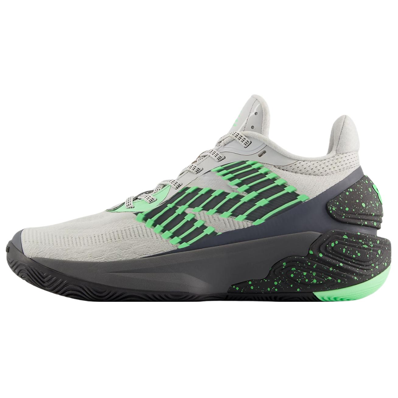 New Balance Two WXY V5 Gray Green Low-Top Basketball Shoes Mesh Comfort. BB2WYPF5