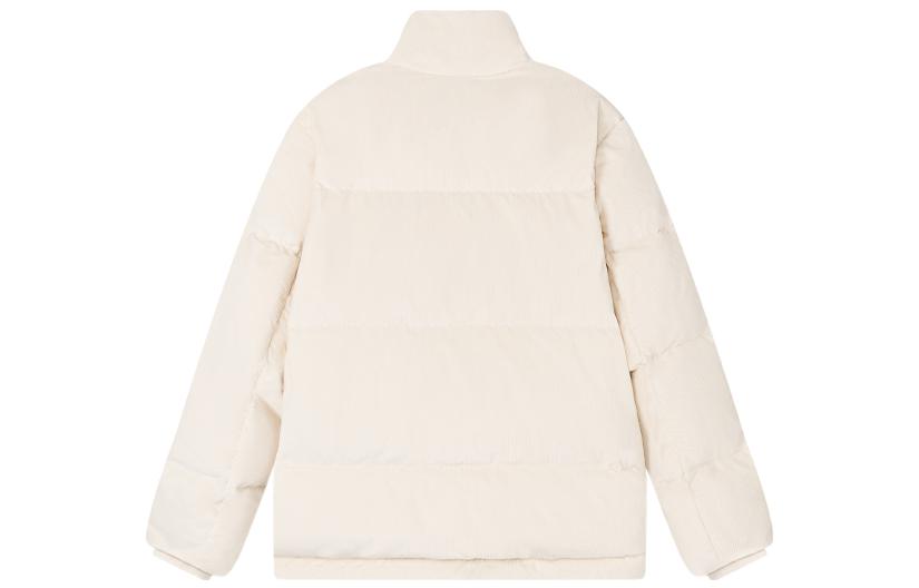 Lookbook New Balance UNI Active Corduroy Logo Puffer Jacket Unisex - Off White 5PC44393-IV
