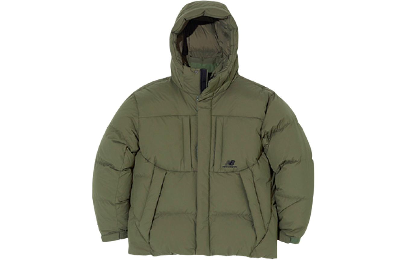 New Balance UNI FLYING Khaki Full-Zip Hoodie Jacket NBNPD42103-49